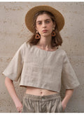 WOMEN'S BOXY CROP TOP - Zarino Newstyle