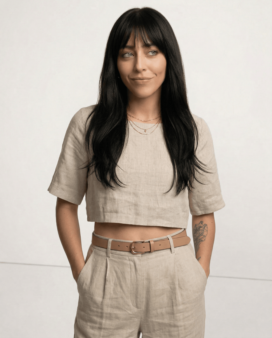 WOMEN'S BOXY CROP TOP - Zarino Newstyle