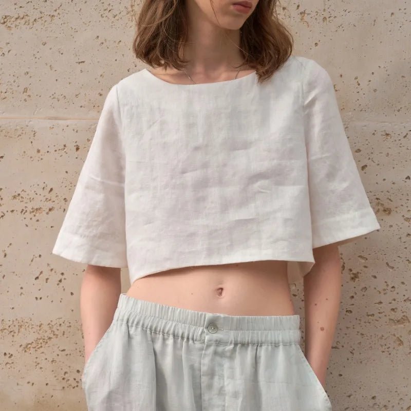 WOMEN'S BOXY CROP TOP - Zarino Newstyle