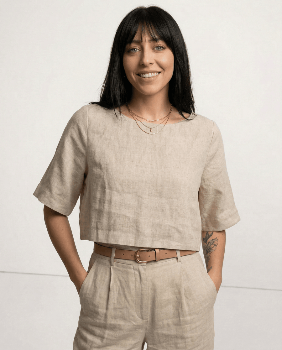 WOMEN'S BOXY CROP TOP - Zarino Newstyle
