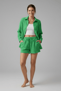 WOMEN'S BUTTON SHIRT & DRAWSTRING SHORTS SUMMER SET - Zarino Newstyle