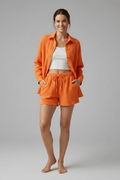 WOMEN'S BUTTON SHIRT & DRAWSTRING SHORTS SUMMER SET - Zarino Newstyle