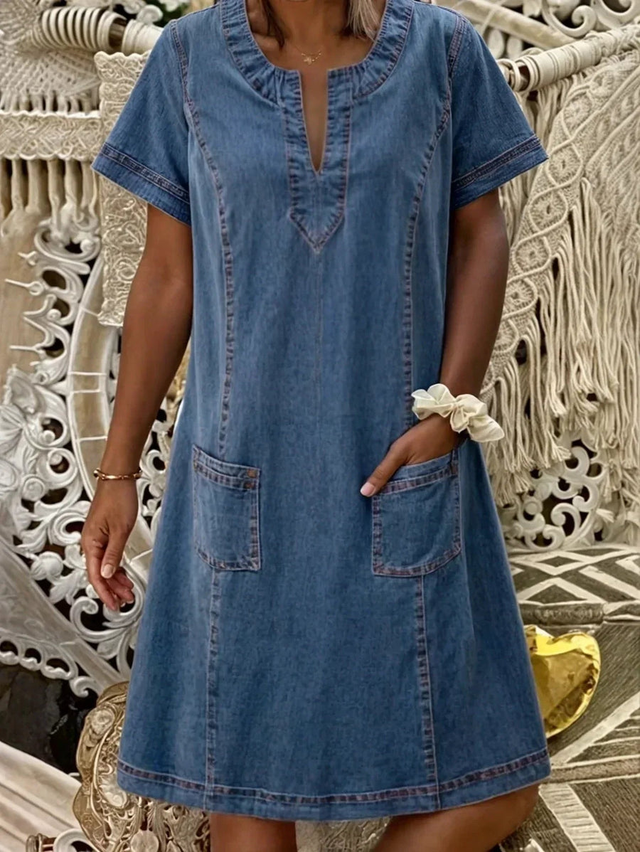 WOMEN'S CASUAL POCKET SUMMER DRESS - Zarino Newstyle
