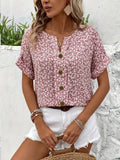 WOMEN'S CHIC FLORAL PRINT SUMMER BLOUSE - Zarino Newstyle