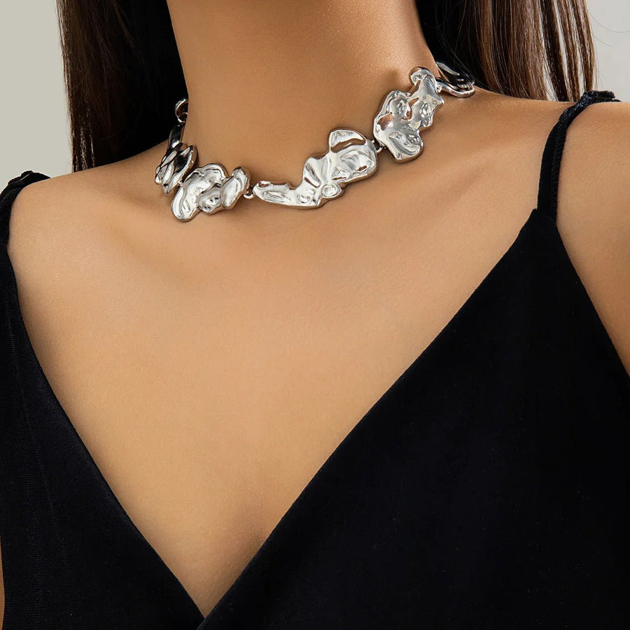 WOMEN'S CHUNKY COLLAR NECKLACE - Zarino Newstyle
