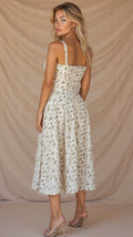 WOMEN'S CORSET BODICE SPAGHETTI STRAP SUMMER MIDI DRESS - Zarino Newstyle