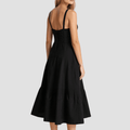 WOMEN'S CORSET BODICE SUMMER MIDI DRESS - Zarino Newstyle