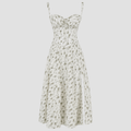 WOMEN'S CORSET BODICE SUMMER MIDI DRESS - Zarino Newstyle