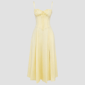 WOMEN'S CORSET BODICE SUMMER MIDI DRESS - Zarino Newstyle