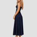 WOMEN'S CORSET BODICE SUMMER MIDI DRESS - Zarino Newstyle
