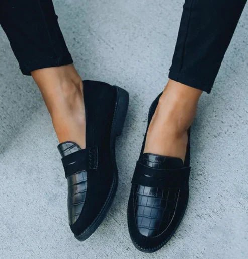 WOMEN'S CROC TEXTURE ORTHOPEDIC SUMMER LOAFERS - Zarino Newstyle