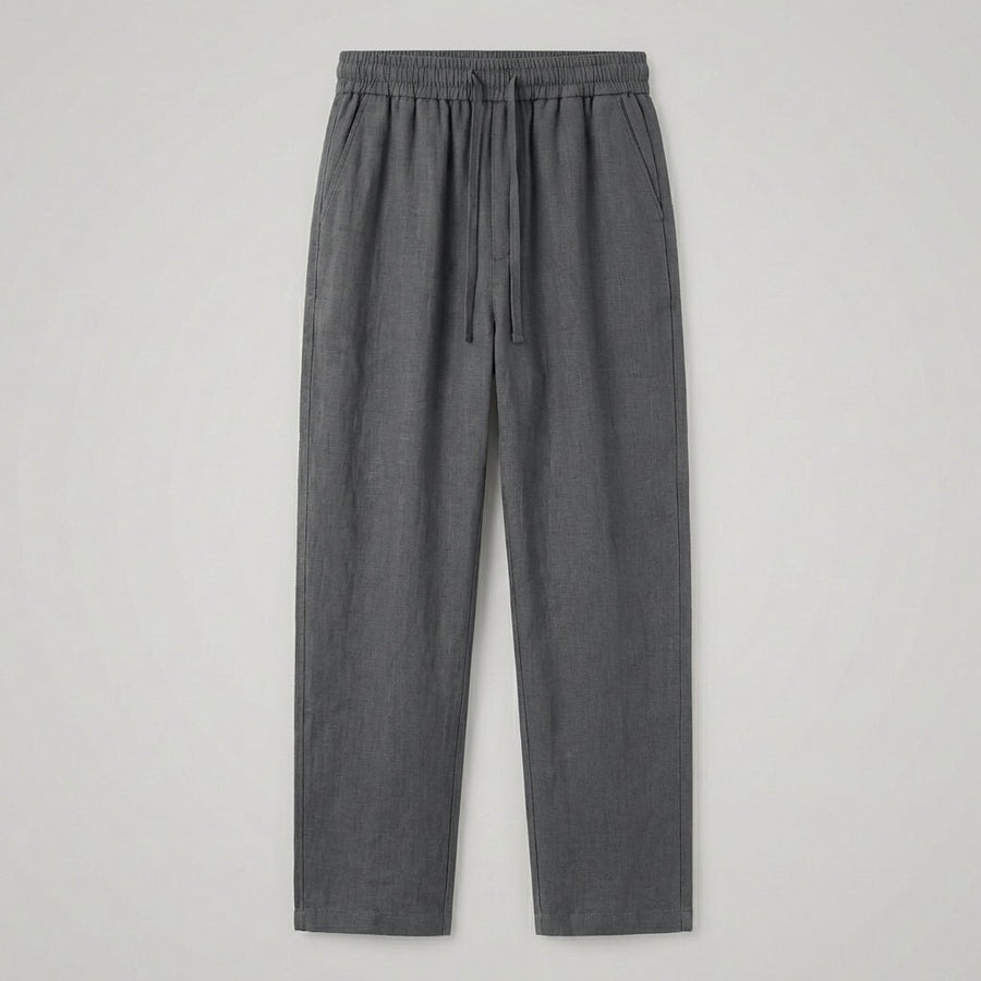 WOMEN'S CROPPED PLEATED RELAXED SUMMER TROUSERS - Zarino Newstyle