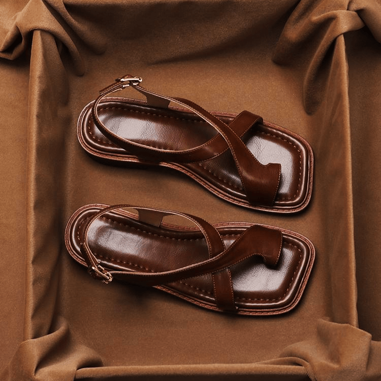 WOMEN'S CROSSOVER STRAP SUMMER SANDALS - Zarino Newstyle