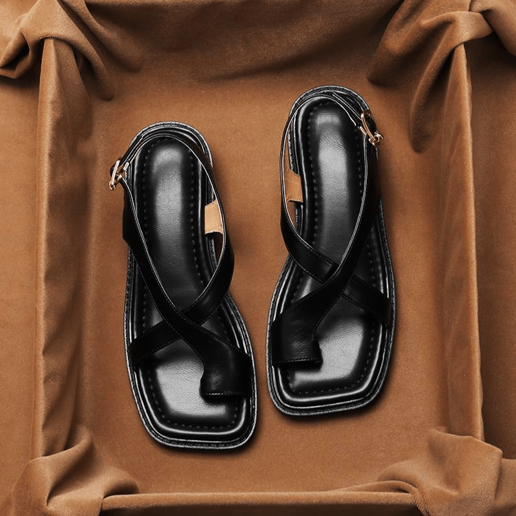 WOMEN'S CROSSOVER STRAP SUMMER SANDALS - Zarino Newstyle