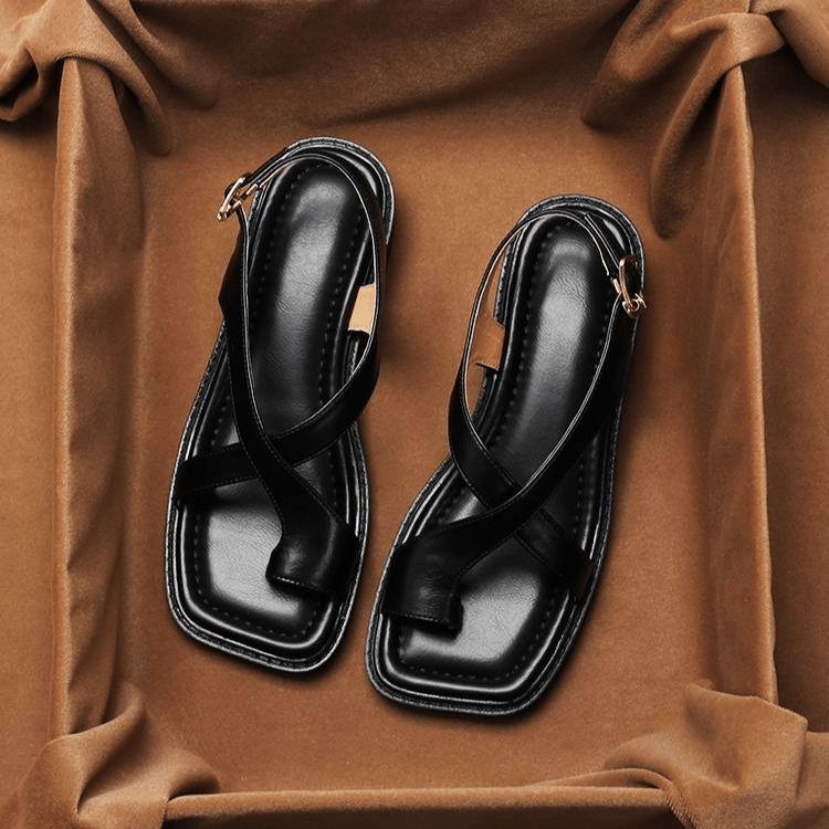 WOMEN'S CROSSOVER STRAP SUMMER SANDALS - Zarino Newstyle