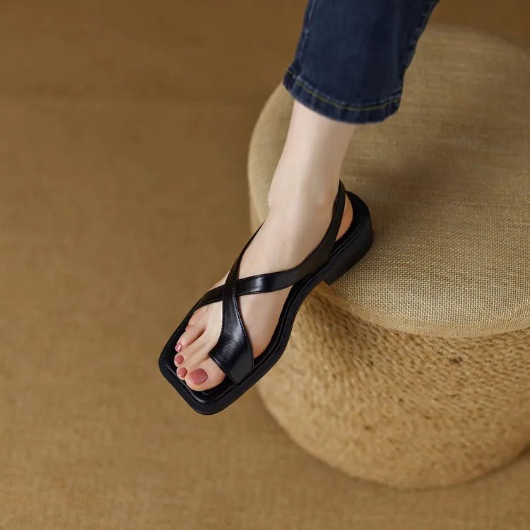 WOMEN'S CROSSOVER STRAP SUMMER SANDALS - Zarino Newstyle