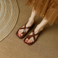 WOMEN'S CROSSOVER STRAP SUMMER SANDALS - Zarino Newstyle