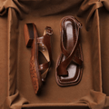 WOMEN'S CROSSOVER STRAP SUMMER SANDALS - Zarino Newstyle