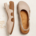 WOMEN'S CUT - OUT SLIP - ON WEDGE ORTHOPEDIC SUMMER SANDALS - Zarino Newstyle