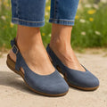 WOMEN'S CUT - OUT SLIP - ON WEDGE ORTHOPEDIC SUMMER SANDALS - Zarino Newstyle