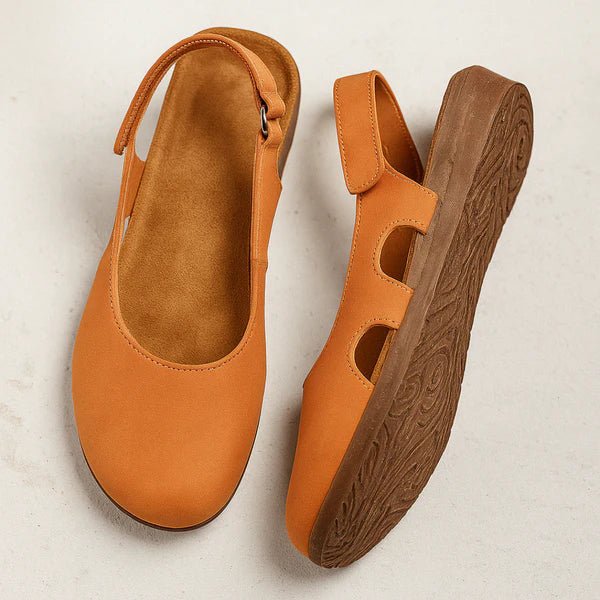 WOMEN'S CUT-OUT SLIP-ON WEDGE ORTHOPEDIC SUMMER SANDALS