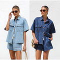 WOMEN'S DENIM 2 - PIECE SET - Zarino Newstyle