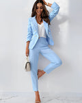 WOMEN'S DOUBLE - BREASTED SUIT SET - Zarino Newstyle