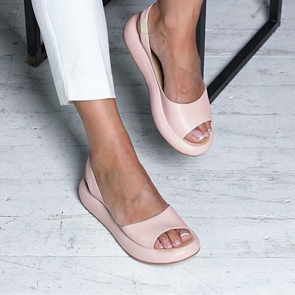 WOMEN'S ELASTIC BAND SLIP - ON SUMMER SANDALS - Zarino Newstyle