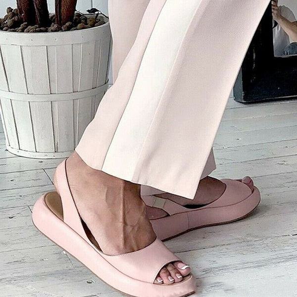 WOMEN'S ELASTIC BAND SLIP-ON SUMMER SANDALS