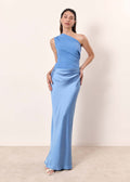 WOMEN'S ELEGANT ONE SHOULDER FLOWING SUMMER MAXI DRESS - Zarino Newstyle