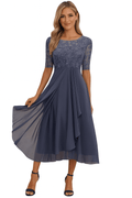 WOMEN'S ELEGANT SUMMER A LINE MIDI DRESS - Zarino Newstyle