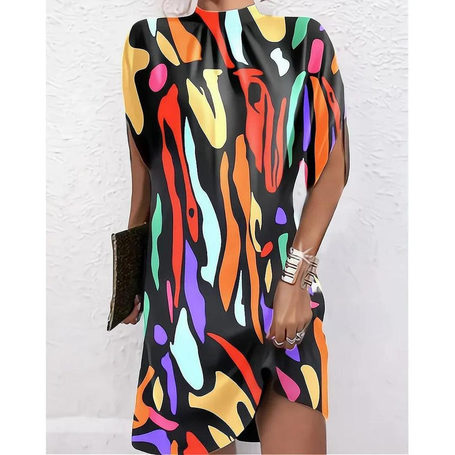 WOMEN'S ELEGANT SUMMER ASYMMETRIC MIDI DRESS - Zarino Newstyle