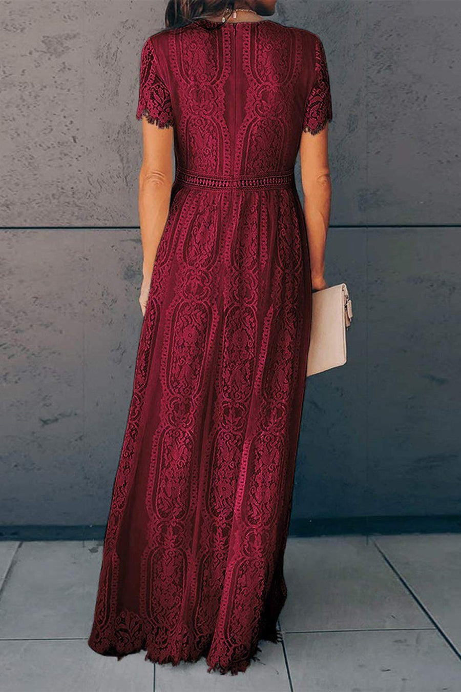 WOMEN'S ELEGANT SUMMER LACE MAXI DRESS - Zarino Newstyle