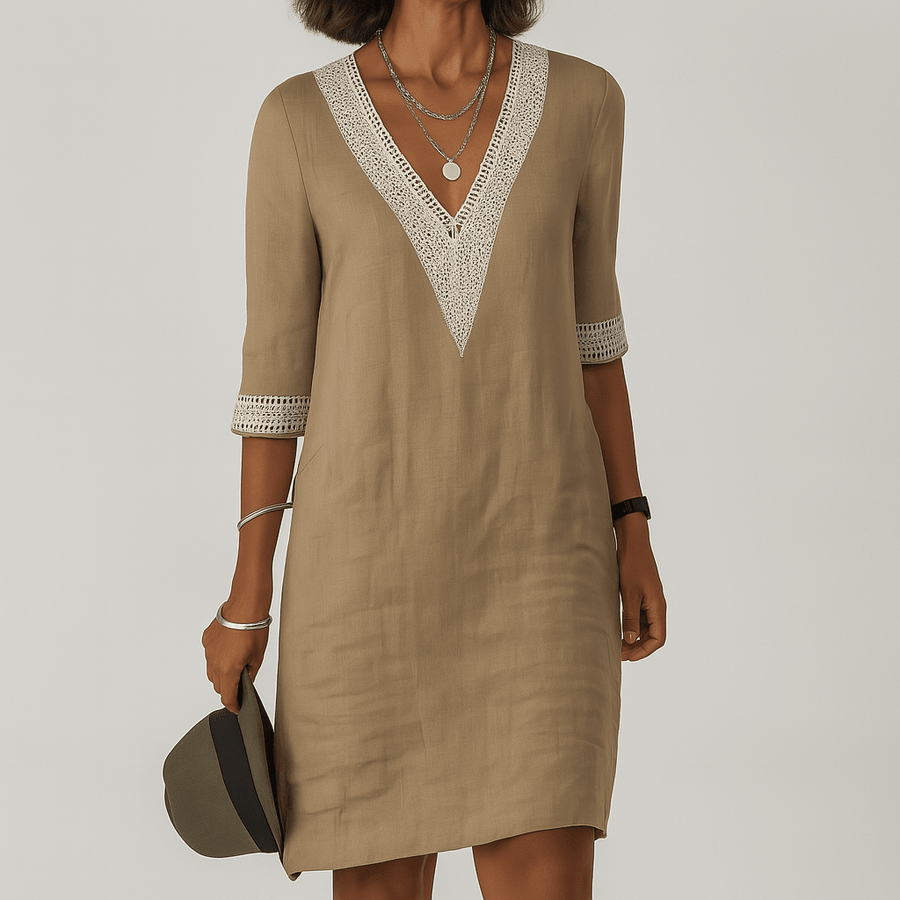 WOMEN'S ELEGANT SUMMER MIDI DRESS - Zarino Newstyle