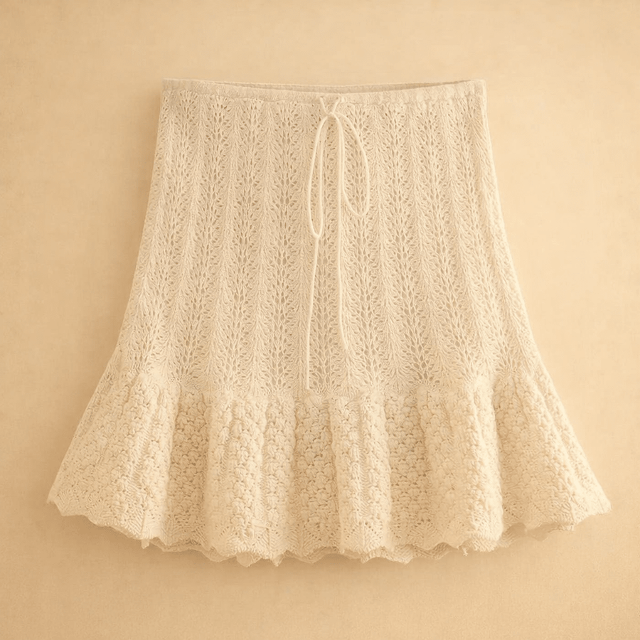 WOMEN'S ELEGANT SUMMER WHITE LACE SET - Zarino Newstyle