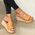 WOMEN'S ESPADRILLE WEDGE SANDALS - Zarino Newstyle