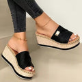 WOMEN'S ESPADRILLE WEDGE SANDALS - Zarino Newstyle