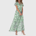 WOMEN'S FIGURE FLATTERING SUMMER MIDI DRESS - Zarino Newstyle