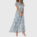 WOMEN'S FIGURE FLATTERING SUMMER MIDI DRESS - Zarino Newstyle