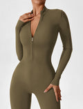WOMEN'S FITTED ZIP UP LONG SLEEVE JUMPSUIT SET - Zarino Newstyle