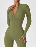 WOMEN'S FITTED ZIP UP LONG SLEEVE JUMPSUIT SET - Zarino Newstyle
