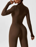 WOMEN'S FITTED ZIP UP LONG SLEEVE JUMPSUIT SET - Zarino Newstyle