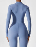 WOMEN'S FITTED ZIP UP LONG SLEEVE JUMPSUIT SET - Zarino Newstyle