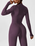 WOMEN'S FITTED ZIP UP LONG SLEEVE JUMPSUIT SET - Zarino Newstyle