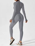 WOMEN'S FITTED ZIP UP LONG SLEEVE JUMPSUIT SET - Zarino Newstyle