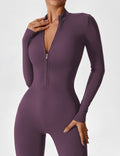 WOMEN'S FITTED ZIP UP LONG SLEEVE JUMPSUIT SET - Zarino Newstyle