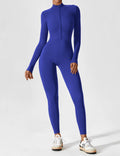 WOMEN'S FITTED ZIP UP LONG SLEEVE JUMPSUIT SET - Zarino Newstyle