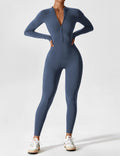 WOMEN'S FITTED ZIP UP LONG SLEEVE JUMPSUIT SET - Zarino Newstyle