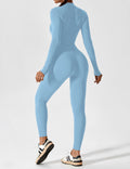 WOMEN'S FITTED ZIP UP LONG SLEEVE JUMPSUIT SET - Zarino Newstyle
