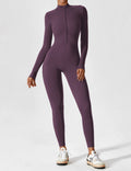 WOMEN'S FITTED ZIP UP LONG SLEEVE JUMPSUIT SET - Zarino Newstyle